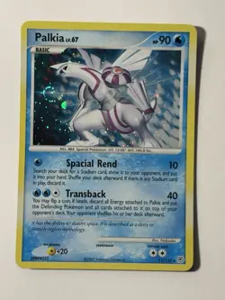 Palkia LV.67 11/130 Diamond and Pearl Holo Pokemon Card *SWIRL* - Image 1