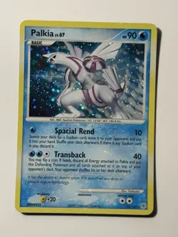 Palkia LV.67 11/130 Diamond and Pearl Holo Pokemon Card *SWIRL* - Image 2