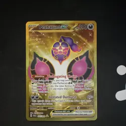 Pokemon Pecharunt EX 095/064 Sv: Shrouded Fable Full Art Hyper Rare Holo 2024 - Image 1