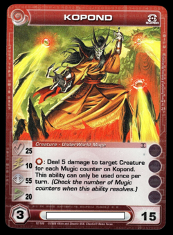 Chaotic 12/100 Kopond Super Rare Holo Foil Card - Image 1