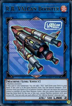 R.B. VALCan Booster - Ultra Rare 1st Edition DUAD-EN093 - NM - YuGiOh - Image 1