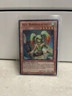 Reeze, Whirlwind of Gusto HA06-EN012 Hidden Arsenal 6: Omega Xyz 1st Ed Yugioh - Image 1