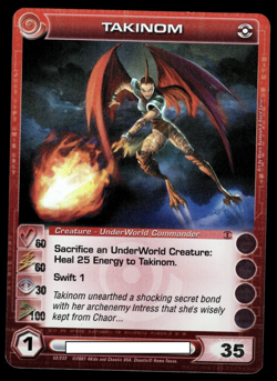 Chaotic 52/232 Takinom Super Rare Holo Foil Card Max Wisdom Speed - Image 1
