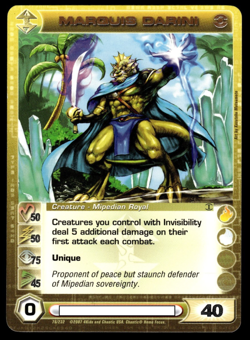 Chaotic 76/232 Marquis Darini Copper Letters Rare Card Max Power Wisdom - Image 1