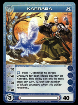 Chaotic 6/100 Karraba Super Rare Holo Foil Card Max Power Energy - Image 1