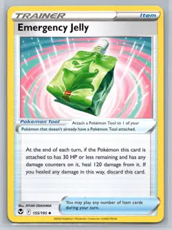 Emergency Jelly #155/195 SWSH12: Silver Tempest Uncommon - Pokemon Cards H42 - Image 1