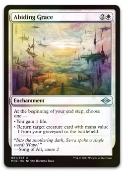 Abiding Grace #1 (Foil) (NM) Modern Horizons 2 MH2 Magic MTG - Image 1