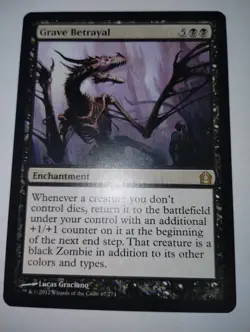 Grave Betrayal Return to Ravnica Regular FREE SHIPPING - Image 1