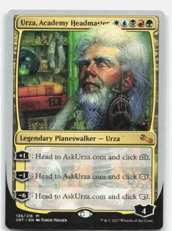 Urza, Academy Headmaster *Regular* UST 136 LP - Image 1