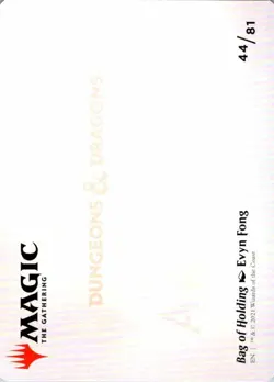 Bag of Holding #44 Art Series Adventures In The Forgotten Realms NM - Image 2