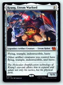 MTG Krang Utrom Warlord Normal M Teenage Mutant Ninja Turtles TMT 175 NM Magic - Image 1