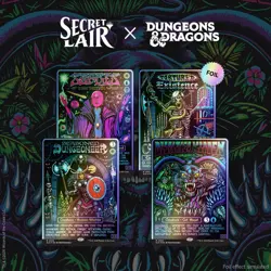 SECRET LAIR X BLACK LIGHTS & DARK DUNGEONS FOIL EDITION 🔥 In Hand Ships Now - Image 1