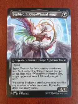 Sephiroth, Fabled SOLDIER (Extended Art) 0451 Final Fantasy Regular MTG NM/M - Image 2