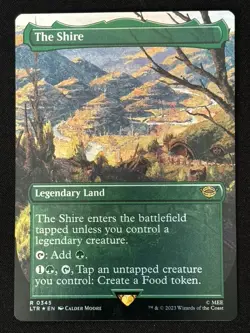 1x MTG The Shire (Borderless, Foil) - The Lord of the Rings (LTR) #345 - Magic - Image 3
