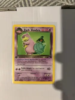 Pokemon Card Dark Slowbro 1st Edition 29/82 Team Rocket - Image 1