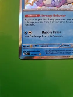 Pokemon TCG Slowbro 117/091 Baby Shiny Holo Rare Card S&V Paldean Fates - Image 5
