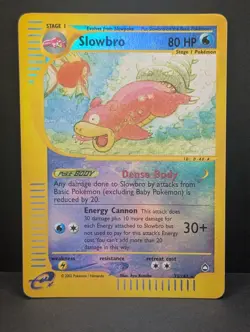 Slowbro 033/147 Aquapolis Reverse Holo Ultra Rare Pokemon TCG Nintendo LP - Image 1