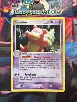 Pokemon TCG Slowbro Holo EX Fire Red and Leaf Green Card 14/112 Yuka Morii MP - Image 1
