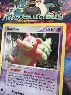 Pokemon TCG Slowbro Holo EX Fire Red and Leaf Green Card 14/112 Yuka Morii MP - Image 2