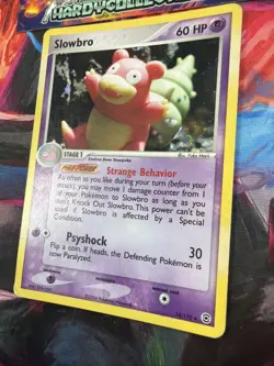 Pokemon TCG Slowbro Holo EX Fire Red and Leaf Green Card 14/112 Yuka Morii MP - Image 3