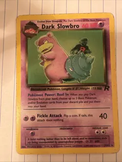 Pokemon TCG Team Rocket Dark Slowbro 29/82 Non-Holo Rare Card - Image 1