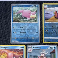 10x Pokemon Tcg- Slowpoke, Slowbro & Slowking Bundle Near mint No duplicate - Image 2