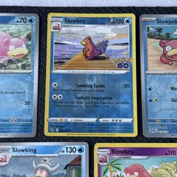 10x Pokemon Tcg- Slowpoke, Slowbro & Slowking Bundle Near mint No duplicate - Image 3