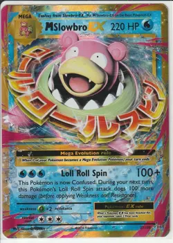 M Slowbro EX Rare 27/108 Pokemon TCG Evolutions LP - Image 1