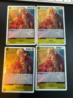 OP03-102 - Sanji One Piece Pillars of Strength - Rare x4 Playset - Image 1