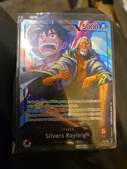 Silvers Rayleigh OP12-001 Alt Art L Legacy Of The Master One Piece Card Game ENG - Image 1