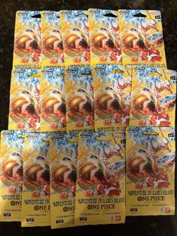 One Piece OP15 Adventure on Kami's Island Sleeved Booster Packs (Lot Of 15) - Image 1