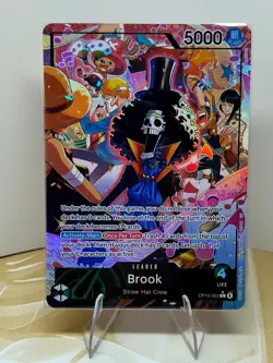 ONE PIECE BROOK OP15-022 ALT ART LEADER ADVENTURE ON KAMI’S ISLAND OP15-EB04 - Image 1