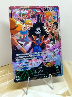 ONE PIECE BROOK OP15-022 ALT ART LEADER ADVENTURE ON KAMI’S ISLAND OP15-EB04 - Image 2