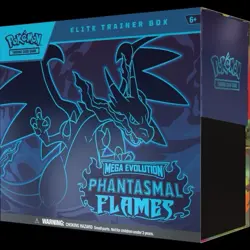Pokemon TCG Mega Evolution Phantasmal Flames Pokemon Center Elite Trainer Box - Image 1