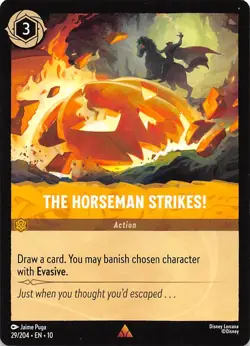 The Horseman Strikes! 29/204 Whispers in the Well Disney Lorcana - Image 1