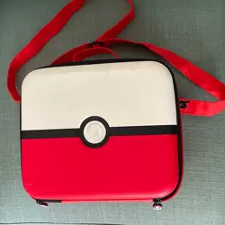Pokemon Card Trading Storage Box Carry Case - Pokeball Design - Image 1