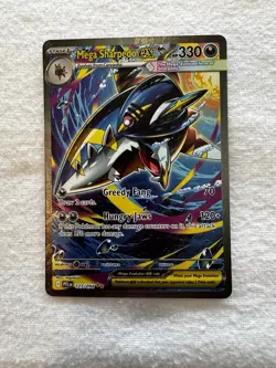 Mega Sharpedo ex 127/094- Phantasmal Flames - Special Illustration Rare- Pokemon - Image 1