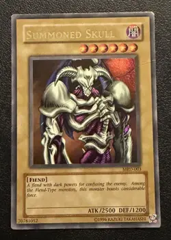 Summoned Skull MRD-003 Ultra Rare Yu-Gi-Oh Metal Raiders Card HP - Image 1