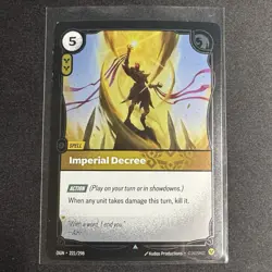 FOIL Riftbound Azir Card Imperial Decree OGN 221/298 English League of Legends - Image 1