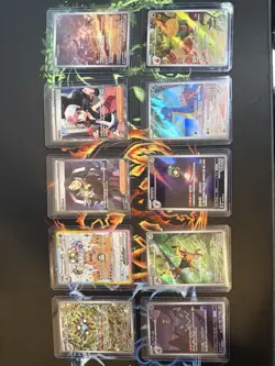 10 Pokemon TCG Illustration Rare Cards Full Art From Different Sets (As Shown) - Image 1