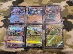 Lot Of 6 Pokemon Tcg Cards Japanese Tera EX - Image 1