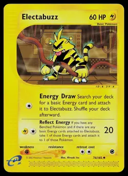 Pokemon Card - Electabuzz Expedition 76/165 Uncommon Non Holo - Image 1