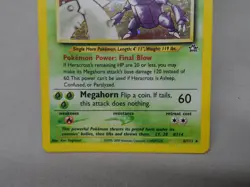 Pokemon holo Heracross trading card 6/111 - Image 3