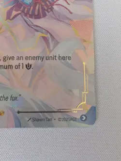 Overnumbered Ahri Inquisitive - Riftbound Spiritforged 227/221 Showcase Card - Image 3