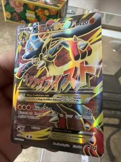 Pokemon TCG M Lucario EX 55a/111 Furious Fists Holo Full Art Ultra Rare Card - Image 1