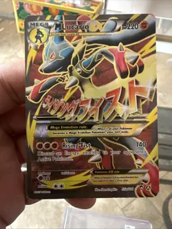 Pokemon TCG M Lucario EX 55a/111 Furious Fists Holo Full Art Ultra Rare Card - Image 4