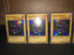 VTG Yu-Gi-Oh Tcg Card Lot Of 5 Spanish Holo Mago Oscuro "Dark Magician" DL1 S002 - Image 1