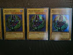 VTG Yu-Gi-Oh Tcg Card Lot Of 5 Spanish Holo Mago Oscuro "Dark Magician" DL1 S002 - Image 4
