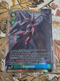 Digimon Card Game Examon Gold Border Generation EX3-074 SEC - Image 1