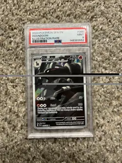 Pokemon TCG Houndoom Card 66/64 Illustration Rare, Shrouded Fable, PSA 9 Mint - Image 1